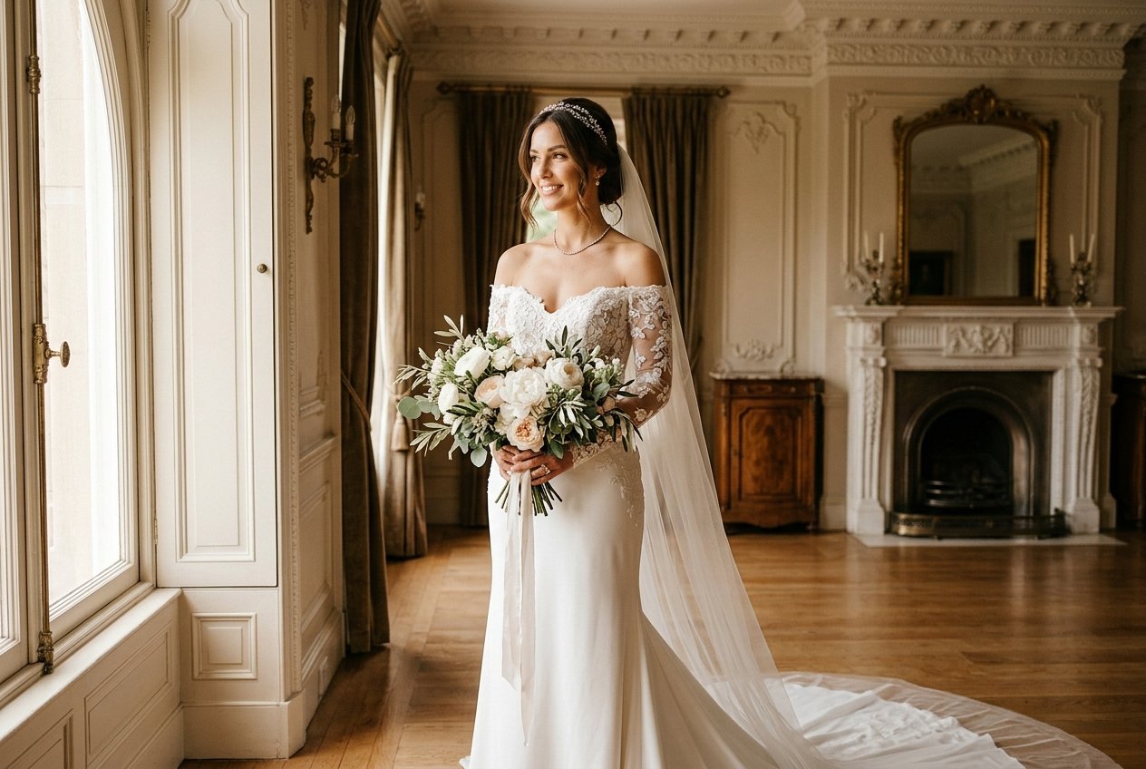 Royal Wedding Bride Fine-Art Portrait