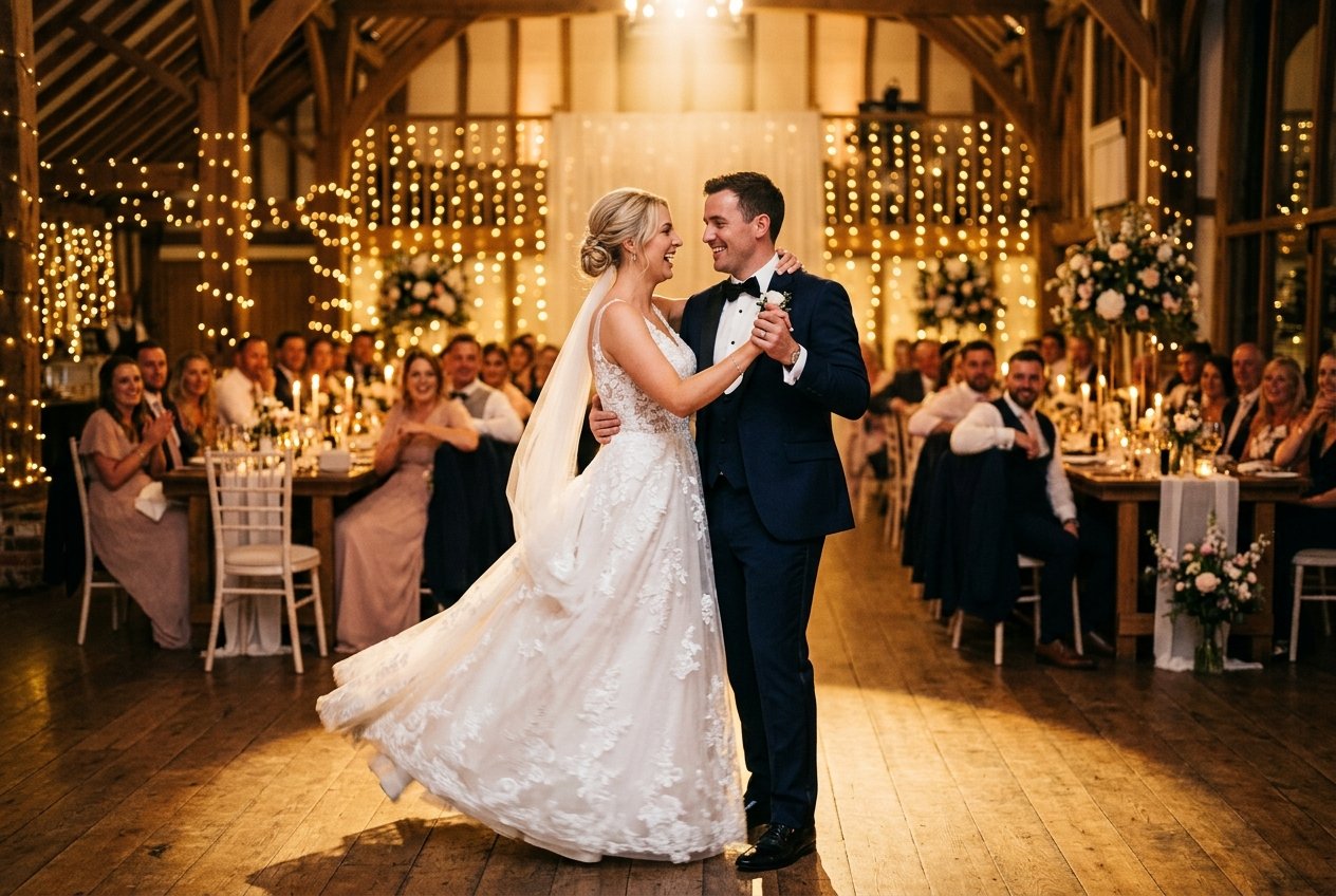 First Dance Under Fairy Lights