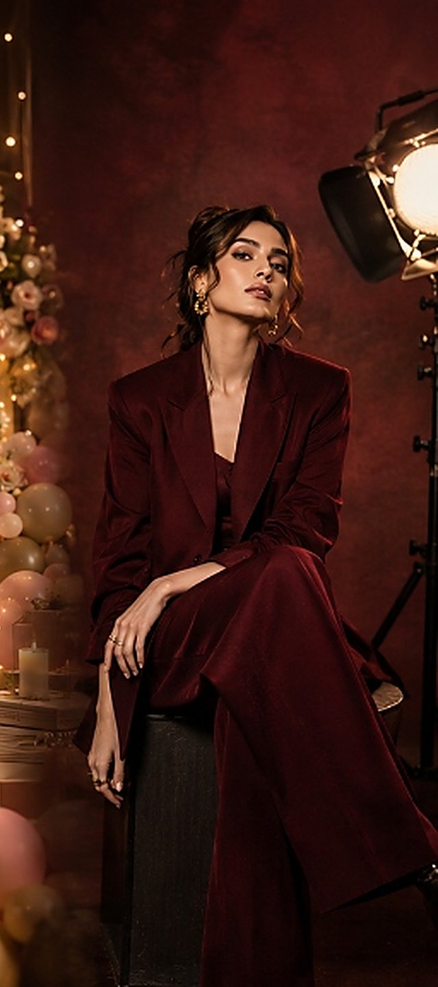 Burgundy Haute Couture Studio